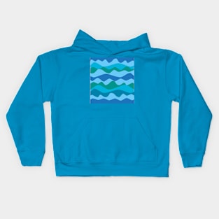 Ocean Waves Kids Hoodie